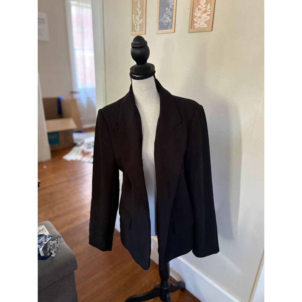 A New Day Black Open Front Blazer | Women’s Size Medium
